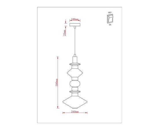 Подвесной светодиодный светильник Arte Lamp Fiorato A2442SP-15PB, изображение 2