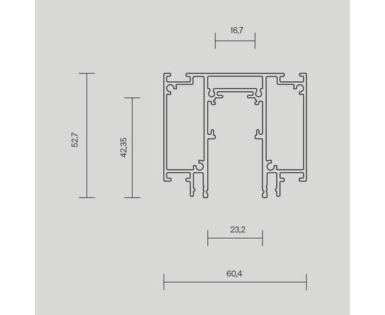 Шинопровод демпферный Maytoni Technical Exility Busbar TRX034D-422W, изображение 2