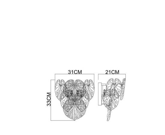 Настенный светильник Arte Lamp Kapri A4078AP-2CC, изображение 2