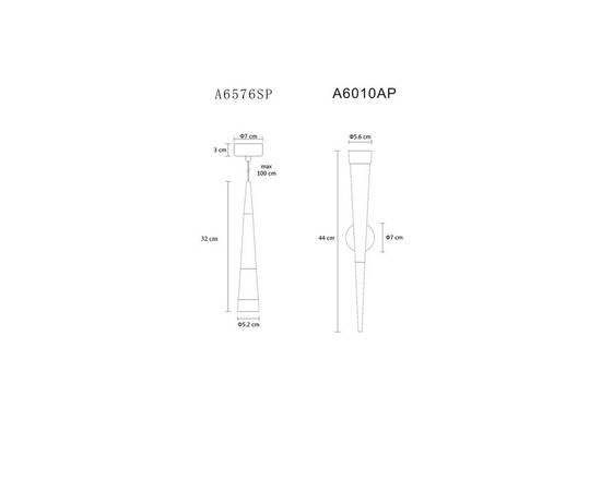 Подвесной светодиодный светильник Arte Lamp Sabik A6576SP-1BK, изображение 2