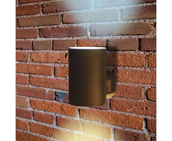 Уличный настенный светодиодный светильник Arte Lamp Alcyone A6109AL-1BK, изображение 2