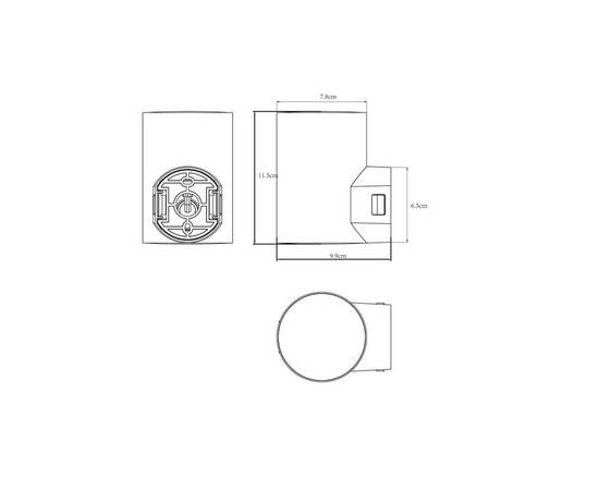 Уличный настенный светодиодный светильник Arte Lamp Alcyone A6109AL-1BK, изображение 3