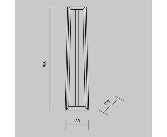 Уличный светодиодный светильник Maytoni Luft O466FL-L12B3K1, изображение 4