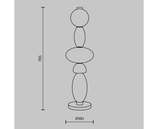 Настольная лампа Maytoni Adore MOD297TL-L24BS3K (#акция#), изображение 7