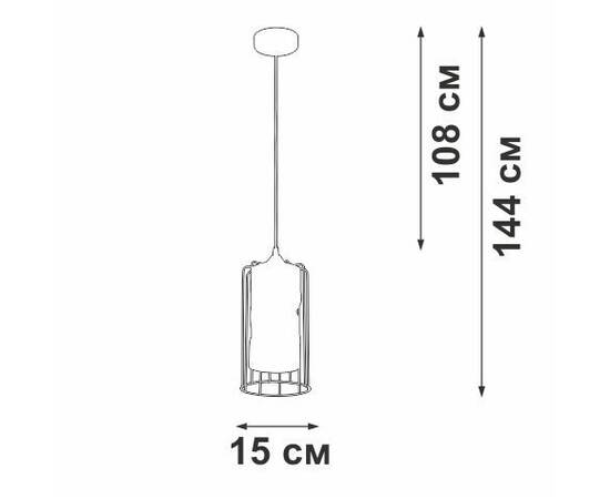 Подвесной светильник Vitaluce V2847-1/1S, изображение 3