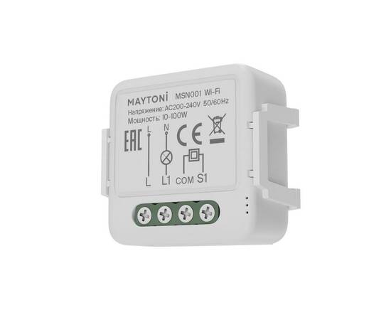 Wi-Fi выключатель двухканальный (без нуля) Maytoni Technical Smart home MSN001