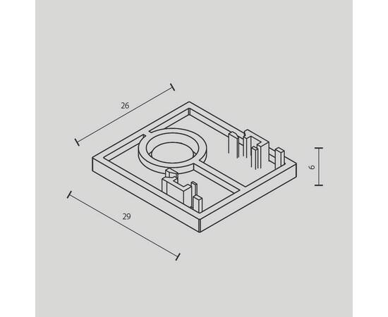 Заглушка Maytoni Technical Exility (2шт) TRAM034EC-41B, изображение 2