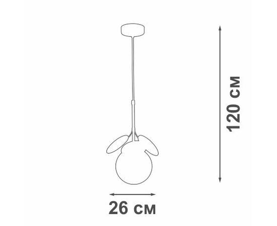 Подвесной светильник Vitaluce V3038-8/1S, изображение 3