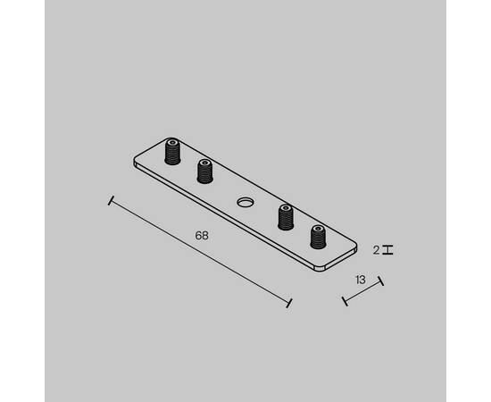 Коннектор прямой Maytoni Technical Exility TRAM034CI-R-41W, изображение 3
