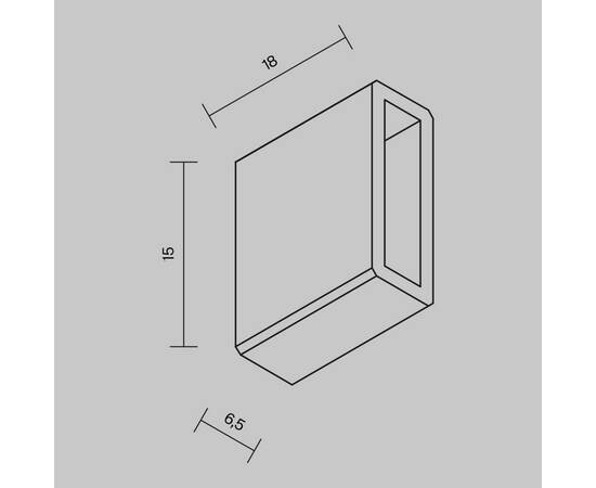 Заглушка Maytoni Technical Flexity (2шт) TRA200EC-11B, изображение 2