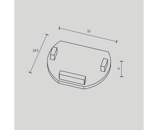 Заглушка Maytoni Technical Exility (2шт) TRAM034EC-R-41B, изображение 4
