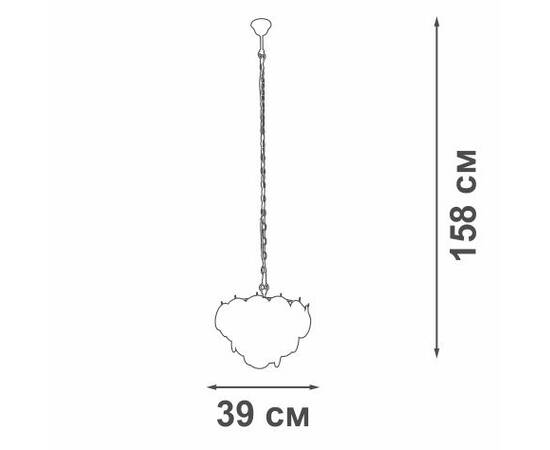 Подвесная люстра Vitaluce V5315-9/5, изображение 3