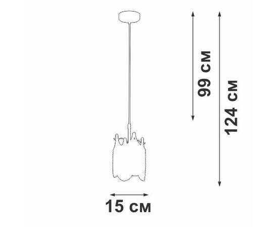 Подвесной светильник Vitaluce V5813-8/1S, изображение 2