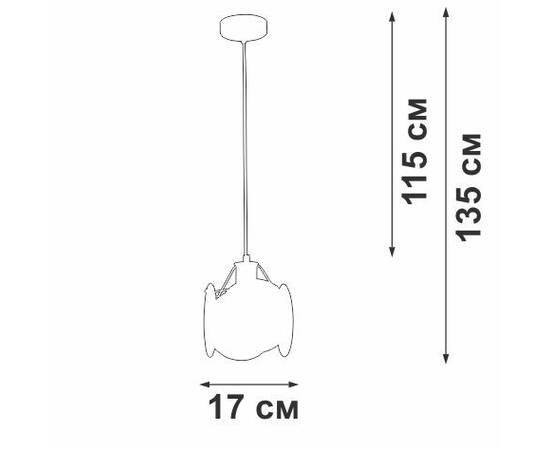 Подвесной светильник Vitaluce V5828-8/1S, изображение 3