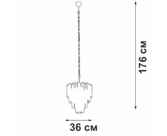 Подвесная люстра Vitaluce V58471-8/5, изображение 3