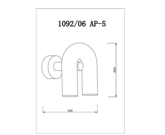Бра Divinare Twins 1092/06 AP-5, изображение 2