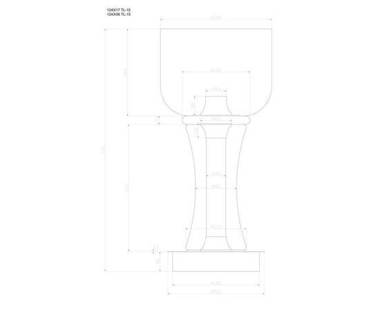 Настольная лампа Divinare Volturn 1243/17 TL-15, изображение 2
