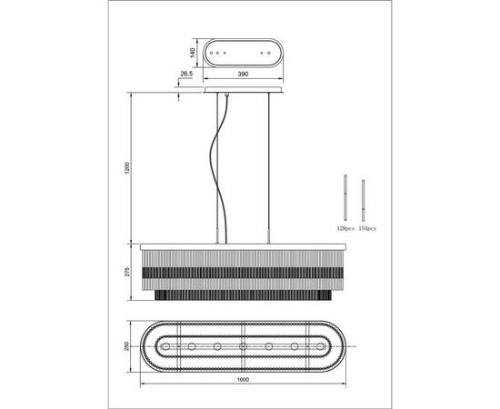 Подвесной светильник Divinare Brillante 6813/17 SP-7, изображение 2