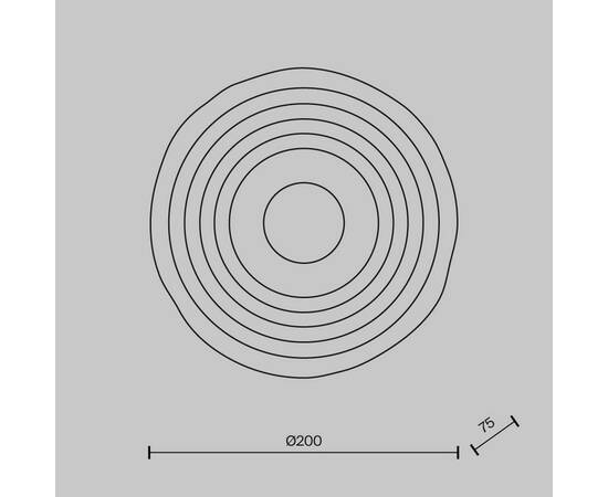 Настенный светодиодный светильник Maytoni Sparkle MOD343WL-L5BS3K, изображение 3