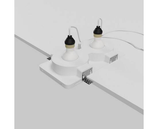 Встраиваемый светильник Maytoni Technical Gyps Modern DL002-GU10-02-W, изображение 4