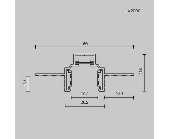 Шинопровод встраиваемый Maytoni Technical Exility Busbar TRXM034-422B, изображение 2