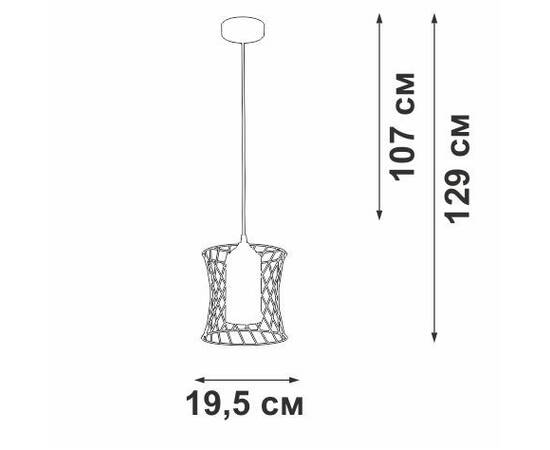 Подвесной светильник Vitaluce V2843-0/1S, изображение 6