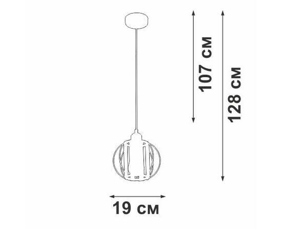 Подвесной светильник Vitaluce V2852-1/1S, изображение 3