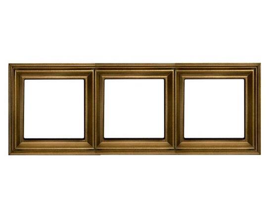 EcoProfi Deco Рамка 3-ная, Антик, Jung