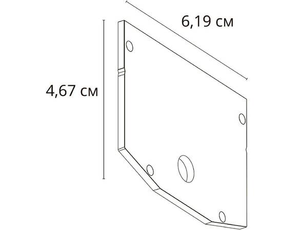 Внешняя заглушка для магнитного шинопровода Arte Lamp Linea-Accessories A483206E, изображение 2