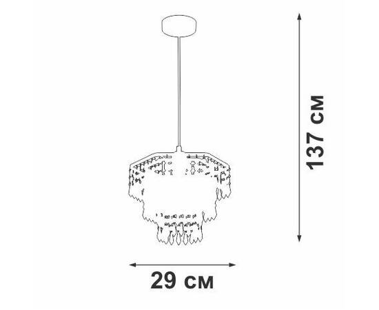 Подвесной светильник Vitaluce V5883-1/1S, изображение 3