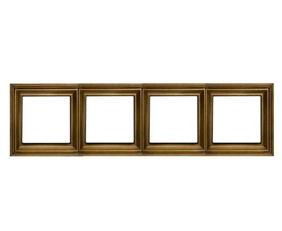 EcoProfi Deco Рамка 4-ная, Антик, Jung