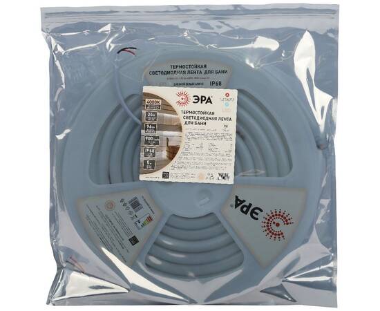 Светодиодная лента Эра LS2835-9,6-120-24-4000K-IP68-3 year-5m Б0062326, изображение 7