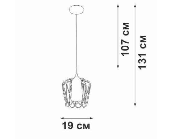 Подвесной светильник Vitaluce V2845-1/1S, изображение 5