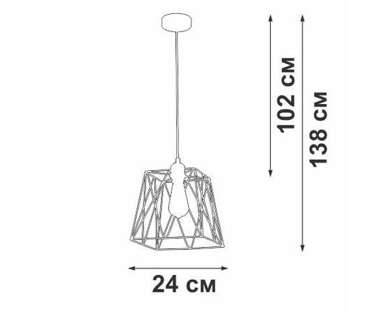 Подвесной светильник Vitaluce V2866-1/1S, изображение 3