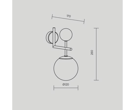 Бра Maytoni Museo MOD436WL-01BS, изображение 8