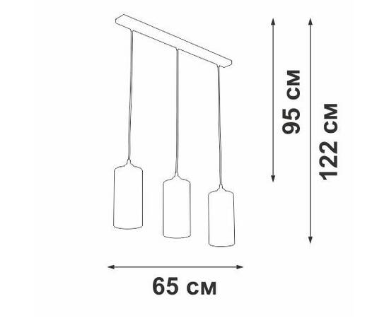 Подвесной светильник Vitaluce V2732-1/3S, изображение 2