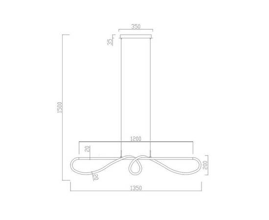 Подвесной светодиодный светильник Kink Light Далия 08041,20(3000K), изображение 3