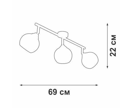 Потолочная люстра Vitaluce V4313-0/3PL, изображение 3