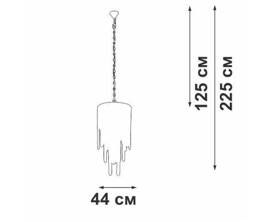 Подвесная люстра Vitaluce V5885-9/7, изображение 3