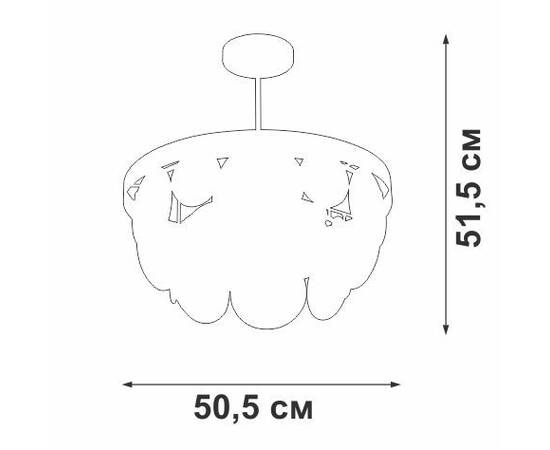 Подвесная люстра Vitaluce V5882-8/6PL, изображение 2