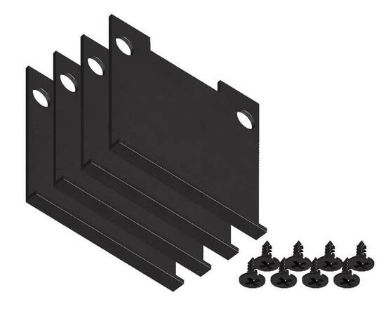 Заглушка для накладного алюминиевого профиля GP2500 (комплект 4шт) GP8471