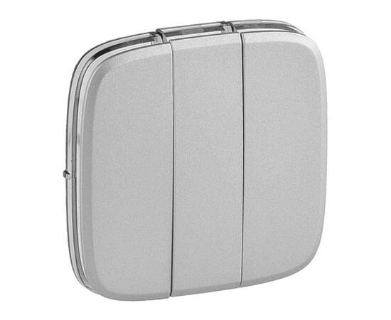 Лицевая панель Legrand Valena Allure выключателя трехклавишного алюминий 755037