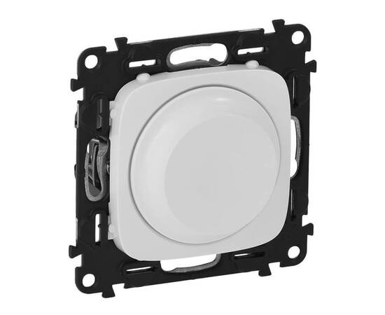 Светорегулятор Legrand Valena Allure поворотный без нейтрали белый 752760