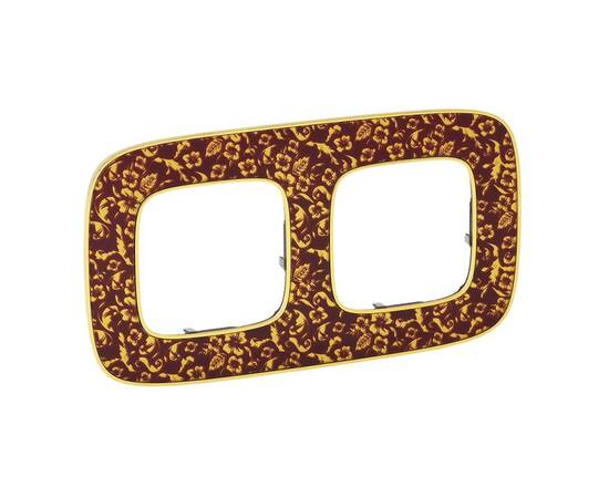 Рамка 2-постовая Legrand Valena Allure Барокко Пурпур 754442