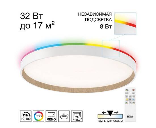 Потолочный светильник Citilux Etalon CL750400R