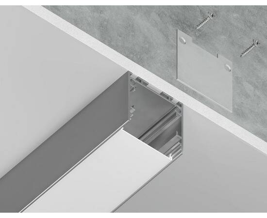 Алюминиевый профиль накладной/подвесной "Profile System" 25*25 GP2500AL, изображение 4