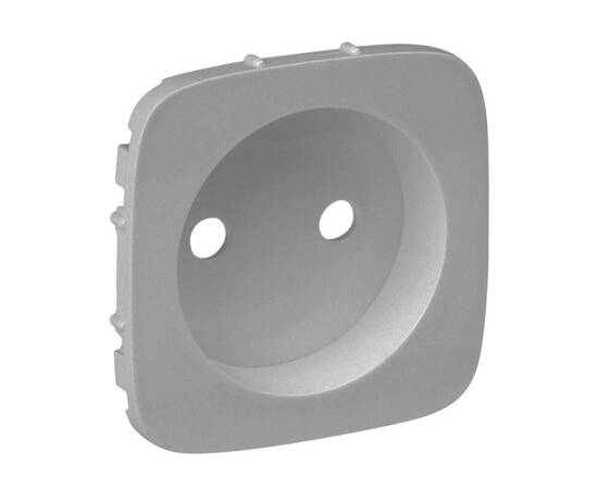 Лицевая панель Legrand Valena Allure розетки б/з алюминий 754977