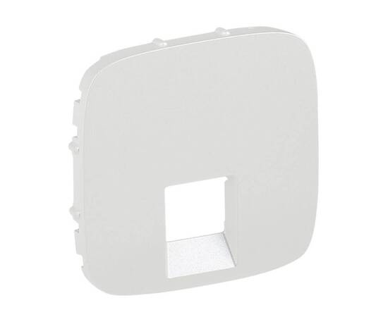 Лицевая панель Legrand Valena Allure розетки телефонной RJ-11/Ethernet RJ-45 жемчуг 755419