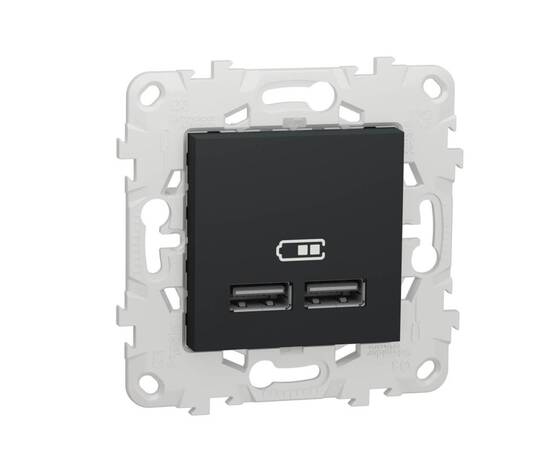 Розетка компьютерная USBx2 Schneider Electric Unica New NU541854
