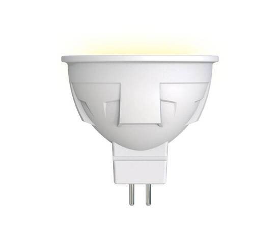 Лампа светодиодная (UL-00002424) Uniel GU5.3 6W 3000K матовая LED-JCDR 6W/WW/GU5.3/FR PLP01WH
